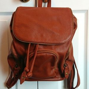 Mossimo Faux-Leather Backpack Purse